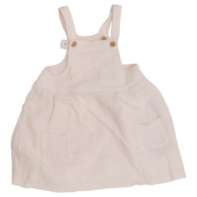 Alana, Latzkleid, Größe: 98, Pink, Baumwolle, Einfarbig, Mädchen #1d0