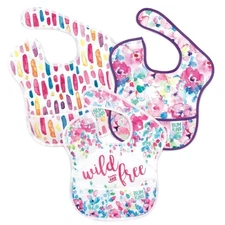 Bumkins Bibs for Girl or Boy, SuperBib Baby and Toddler for 6-24 Months, Essenti