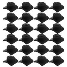 50 Pcs Flashlight Parts Replacement Button Switch Protective Cover