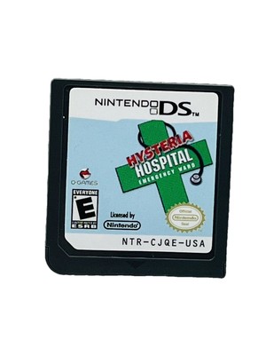 Hysteria Hospital Emergency Ward Ds Game Nintendo Authentic Cartridge NDS Sim