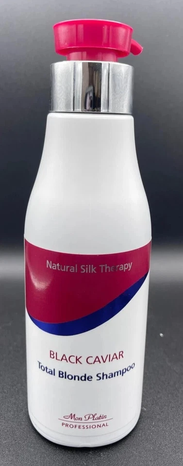 Champú Mon Platin Black Caviar Total Blonde 500 ml/17 oz TOTALMENTE NUEVO Foto 3 de 3