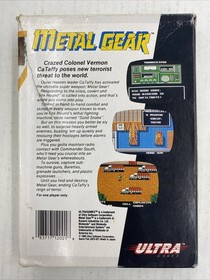 Metal Gear 1 I (Nintendo Entertainment System NES, 1988) In Box Tested