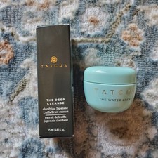 TATCHA The Deep Cleanse .85fl oz/25mL Gentle Exfoliating And The Water Cream 15m
