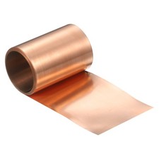 Copper Flashing, 3000x60x0.1mm 99.95% Pure Copper Sheet Roll for DIY Projects