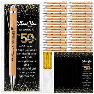 Sayglossy 50 Sets 50th Birthday Party Favors for Guests Anniversary Party Favor