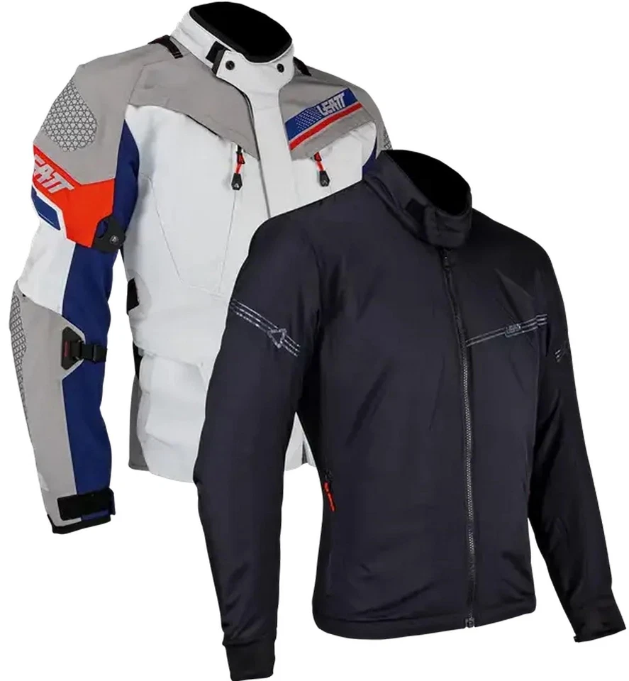 Leatt ADV DriTour 7.5 Jacket White/Navy/Grey Size Large - 5024020262 - Image 3 of 4