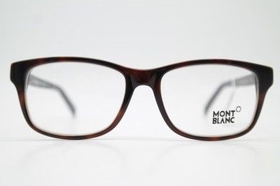 Brille MONT BLANC MB 383 056 Braun Silber Oval Brillengestell eyeglasses Neu