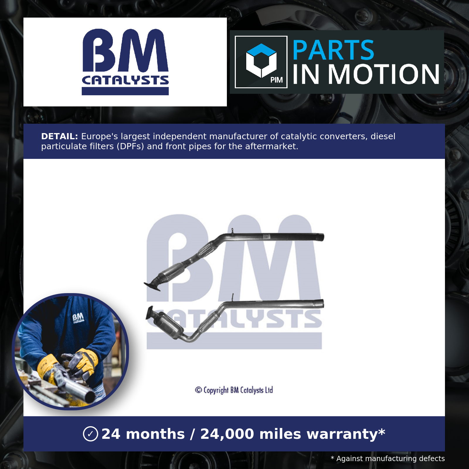 BM Catalysts Catalytic Converter BM80266H - Image 2