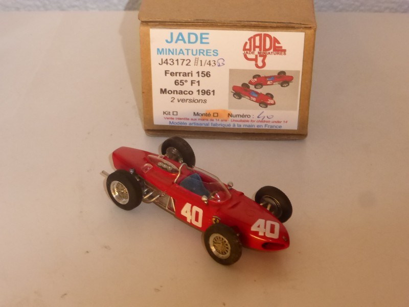 Ferrari 156 F.1 voiture miniature 1:43 de course Monaco 1961