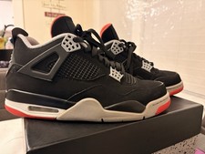 Jordan Air Jordan 4 Retro OG Bred 2019 Black Red Cement Grey 308497-060 Sneaker