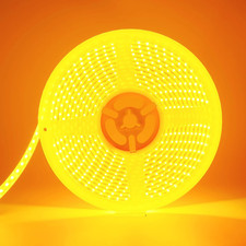Led Strip Lights Waterproof Ip68 Flexible Amber Yellow Strip Lights Exterior