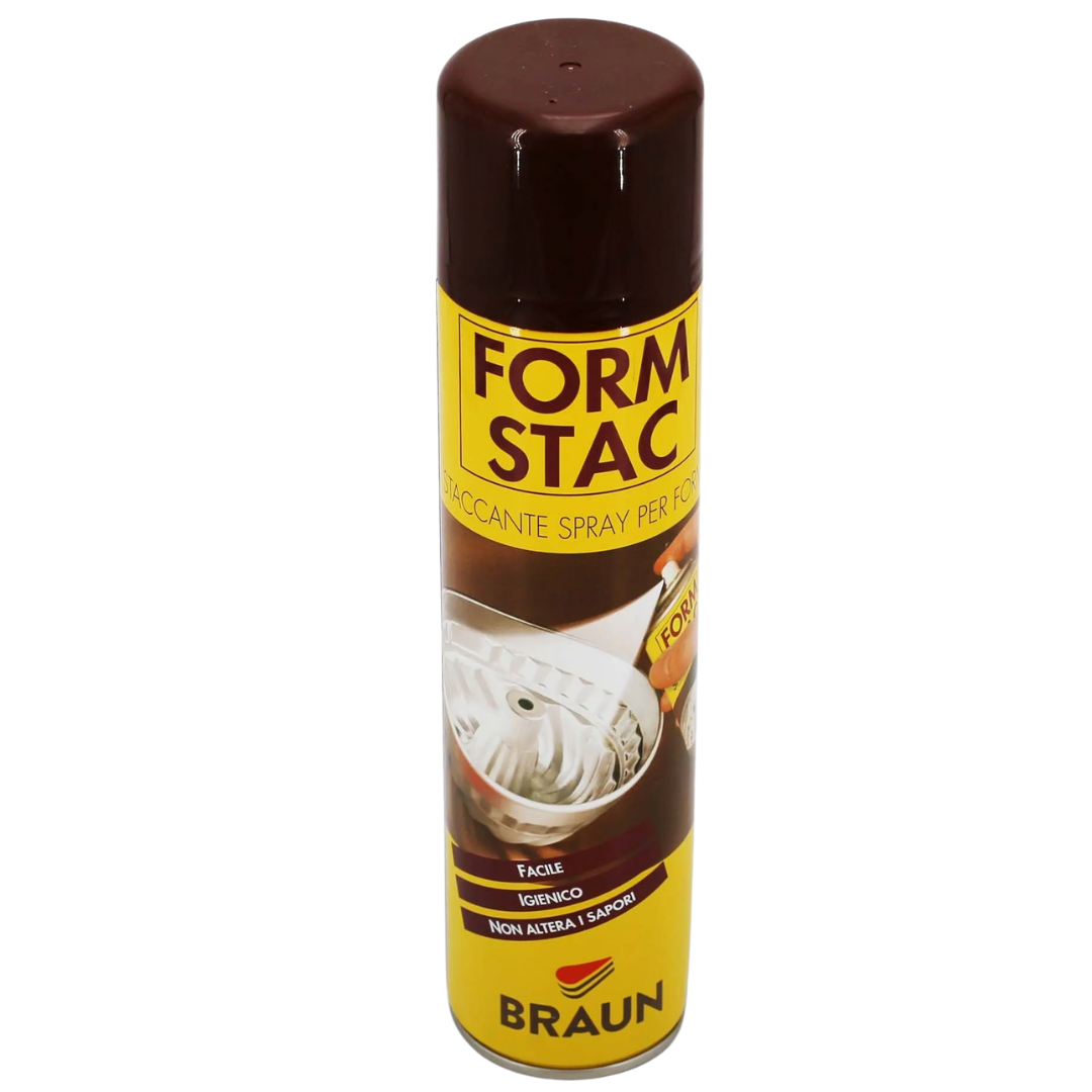 FORM STAC Spray Staccante per Teglie, Stampi, Padelle  400ml Non altera i sapori