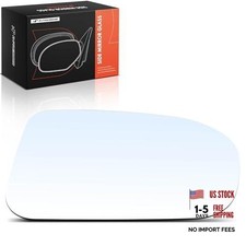 Right Passenger Side Non-Heated Mirror Glass with Backing Plate - Compatible