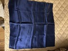 Vintage Women’s Navy Silk Scarf — photo 3