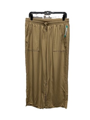 THREADS 4 THOUGHT Stitch Fix Hannah 2.0 Breezy Linen Bl Crop Women's Pants SZ L