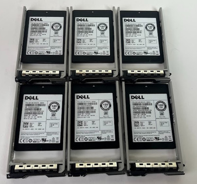 Lot of 6 Dell WRTYP  Samsung MZ7LM120HCFD-000D3 120GB 2.5'' SATA SSD