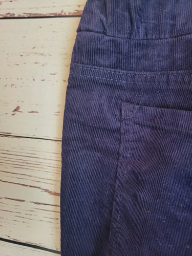 Coldwater Creek Navy Blue Straight Leg Corduroy Pull On Pants Women's Size 12 - Picture 8 of 10