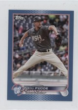 2022 Topps Mini Blue 3/10 Erick Fedde #US51 i6j