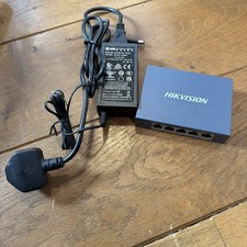 Hikvision DS-3E0505P-E 4 Port Gigabit Unmanaged POE Pro-series Network Switch