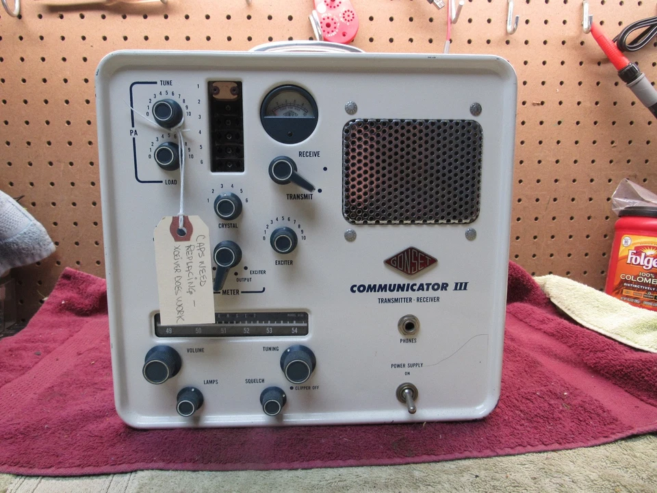 Radio HAM vintage Gonset Communicator III transceptor 6 metros 6 m Foto 2 de 4