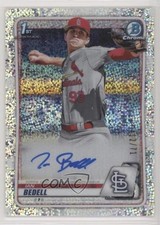 2020 Bowman Draft Chrome Picks Sparkle Refractor 12/71 Ian Bedell Auto 1kk