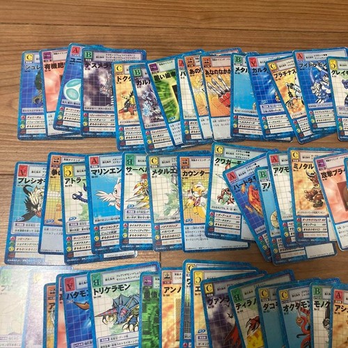Carte Digimon Vecchio set di 100 carte collezionabili Bandai Giappone #011 - Foto 5 di 5