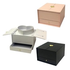 Empty Flower Arrangement Gift Box 25x23.5x15.5cm Cardboard Material Multipurpose