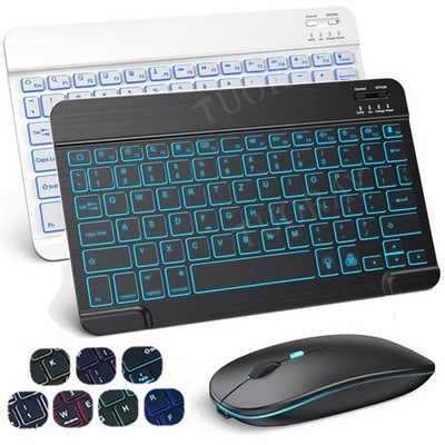 Für Xiaomi Redmi Pad 2/Mi Pad 7 6 5 Pro 8/8 Pro Beleuchtete QWERTZ Tastatur Maus