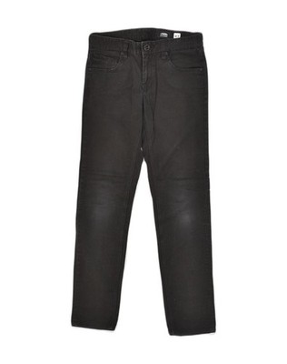 VOLCOM Damen Vorta Slim Tapered Jeans W27 L27 Schwarz Baumwolle AB02