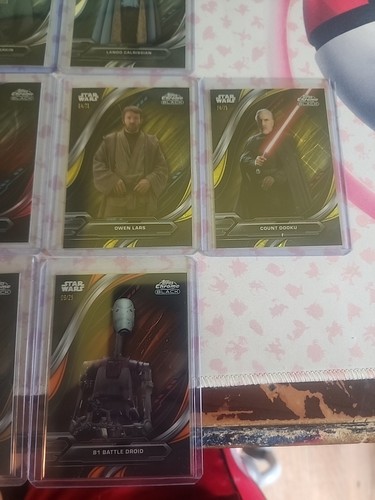 Topps Chrome Black Star Wars 13 Numbered Card Lot /25,/50,/75, /99, /199 - Bild 4 von 5