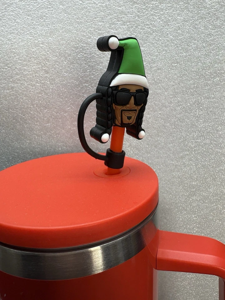 New Snoop On A Stoop Hanging With My Ghomies Tumbler Bundle W/straw/Holidaze Bag - Image 2 of 4
