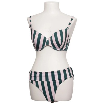 Hunkemöller, Bikini, Größe: 80C, Elasthan/Polyamid/Polyester, Grün/Weiß #LyK