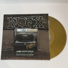 Double Album - NOFX, 12 GOLD Vinyl Record, Signed By Fat Mike!