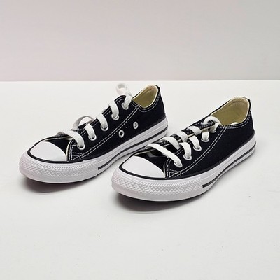 Converse Youth Chuck Taylor All Star Low Top Sneakers 3J235 Ox Black Size 13Y