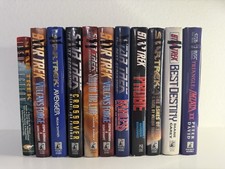 Star Trek Pocket Books Hardcover Lot Of 11