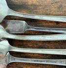 47 Piece Vintage 40s Rogers Treasure Floral SILVER PLATED IS Flatware Utensils — photo 5