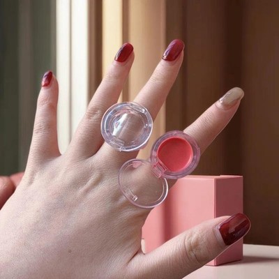 3.5g Empty Lip Gloss Tubes Reusable Lip Gloss Containers Lip Ring Shaped