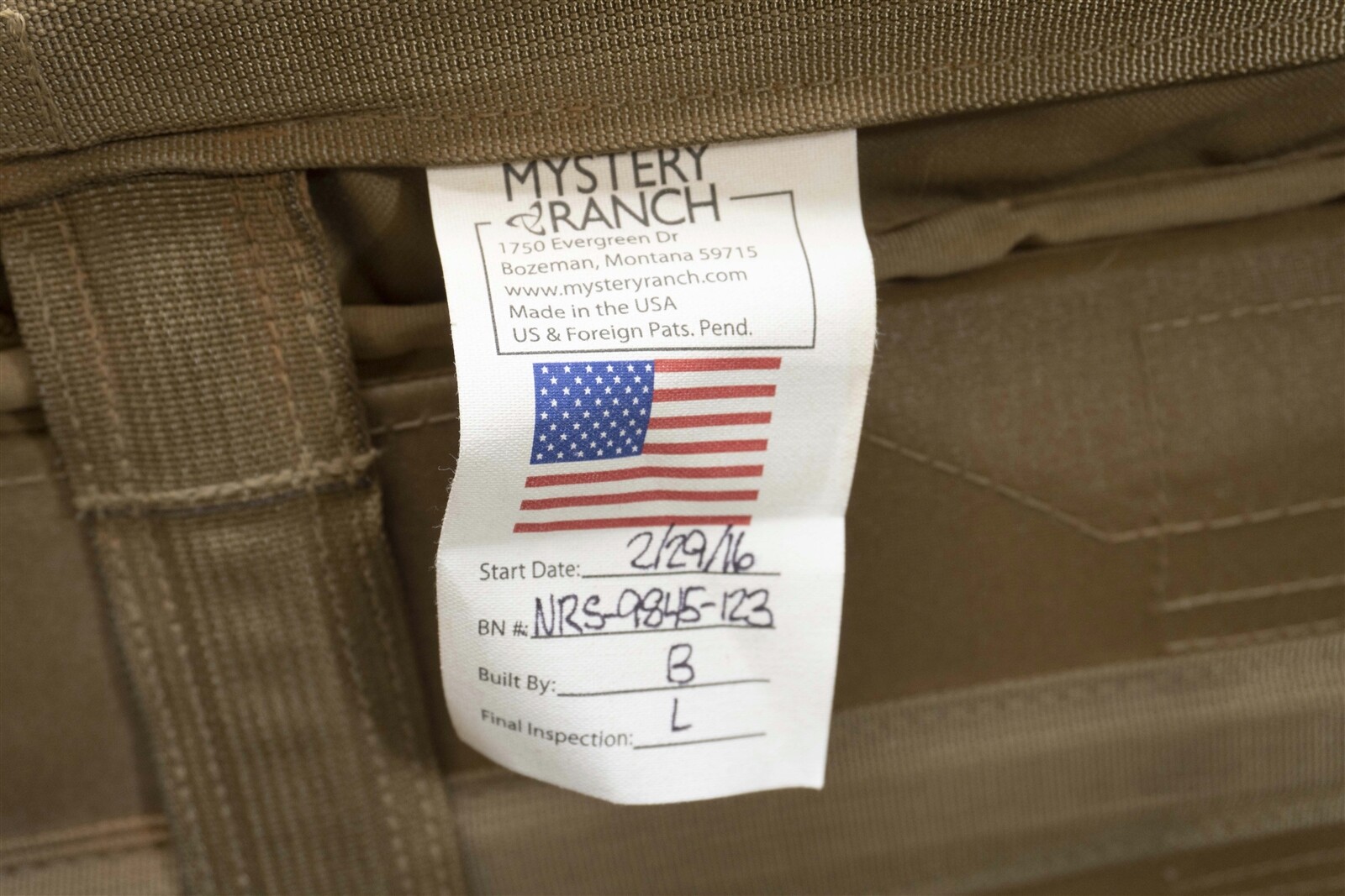 Mystery Ranch RATS Medical Backpack Bag Pack Coyote Brown eBay