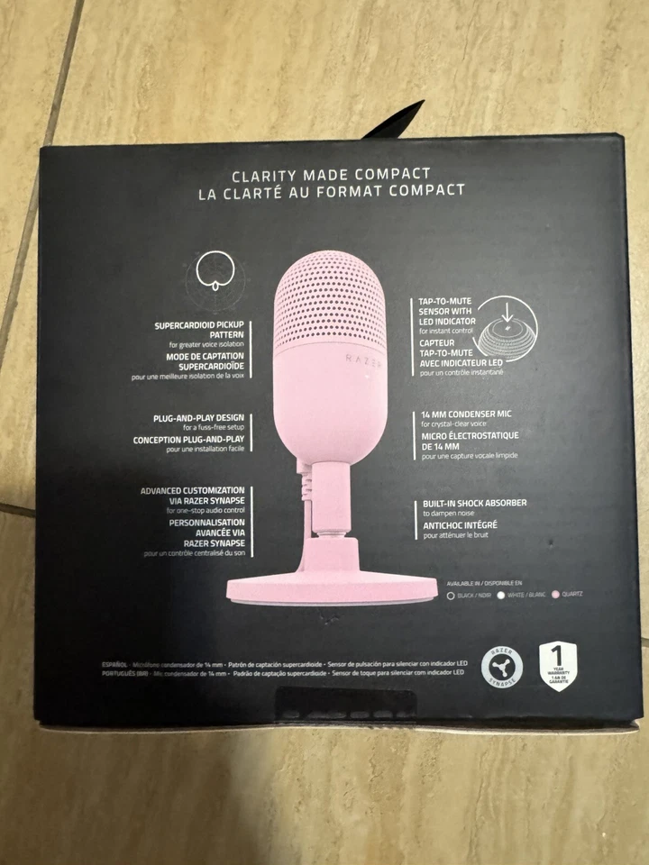 Razer Seiren V3 Mini Ultra-Compact USB Microphone NEW - Image 2 of 2