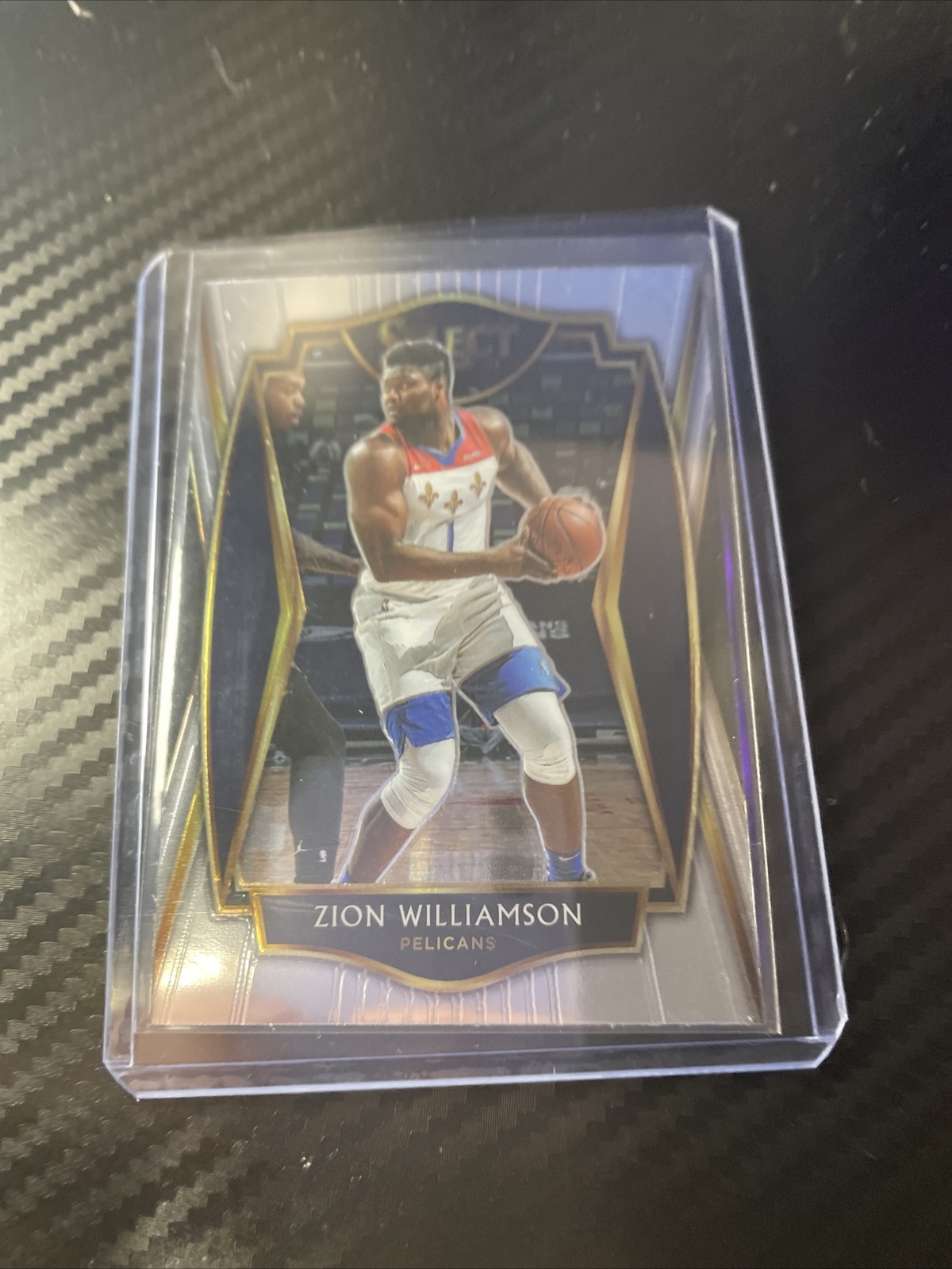 2020-21 Panini Select Zion Williamson Premier Level Silver Prizm #126 Pelicans