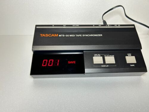 Sincronizador de cinta MIDI TASCAM MTS-30 equipo de audio profesional de colección de Japón - Imagen 2 de 7