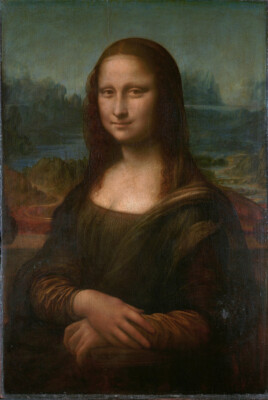 Leonardo da Vincis Porträt der Mona Lisa del Giocondo (zwischen 1503 und 1506)