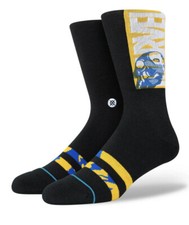Stance Sz L 9-13 Marvel Comics Avengers Iron Man Mark 3 Crew Height Socks Mens