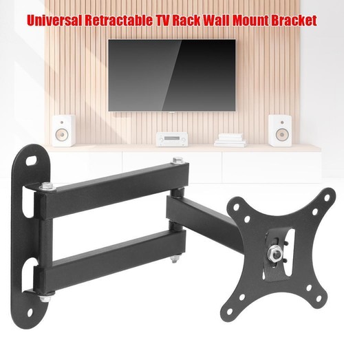 Adjustable TV Frame Holder Foldable 17 to 32 inch TV Monitor Wall Mount Bracket - Picture 1 of 7