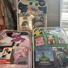 Disney Star Wars Hello Grogu, Minecraft, Minnie Mouse 6-Pc. Twin Comforter Set