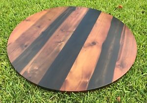 Rustic Reclaimed Handmade Round Wood, 30 Round Reclaimed Wood Table Top
