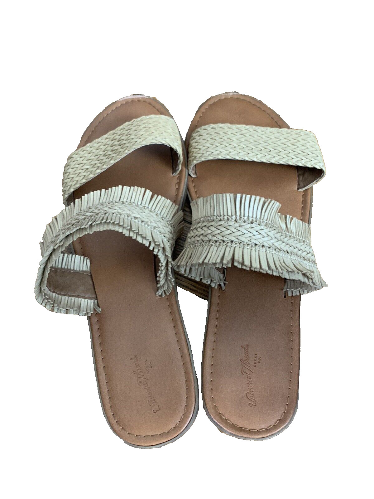 Universal Thread Double Strap Woven Flat Sandal s… - image 3