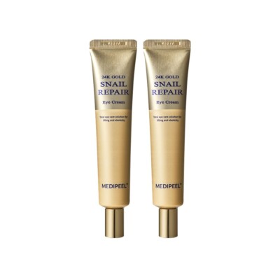 MEDI PEEL 24K Gold Snail Repair Eye Cream 40ml + 40ml - Lifting & Elasticity