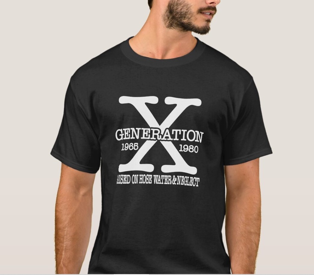 Gen X Colors TShirt Generation X T-Shirt Gen X TShirt Generation X