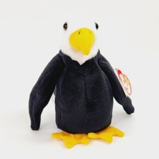 Ty Beanie Baby 1996 Baldy The Bald Eagle Style 4074 Plush Toy Protective Tag
